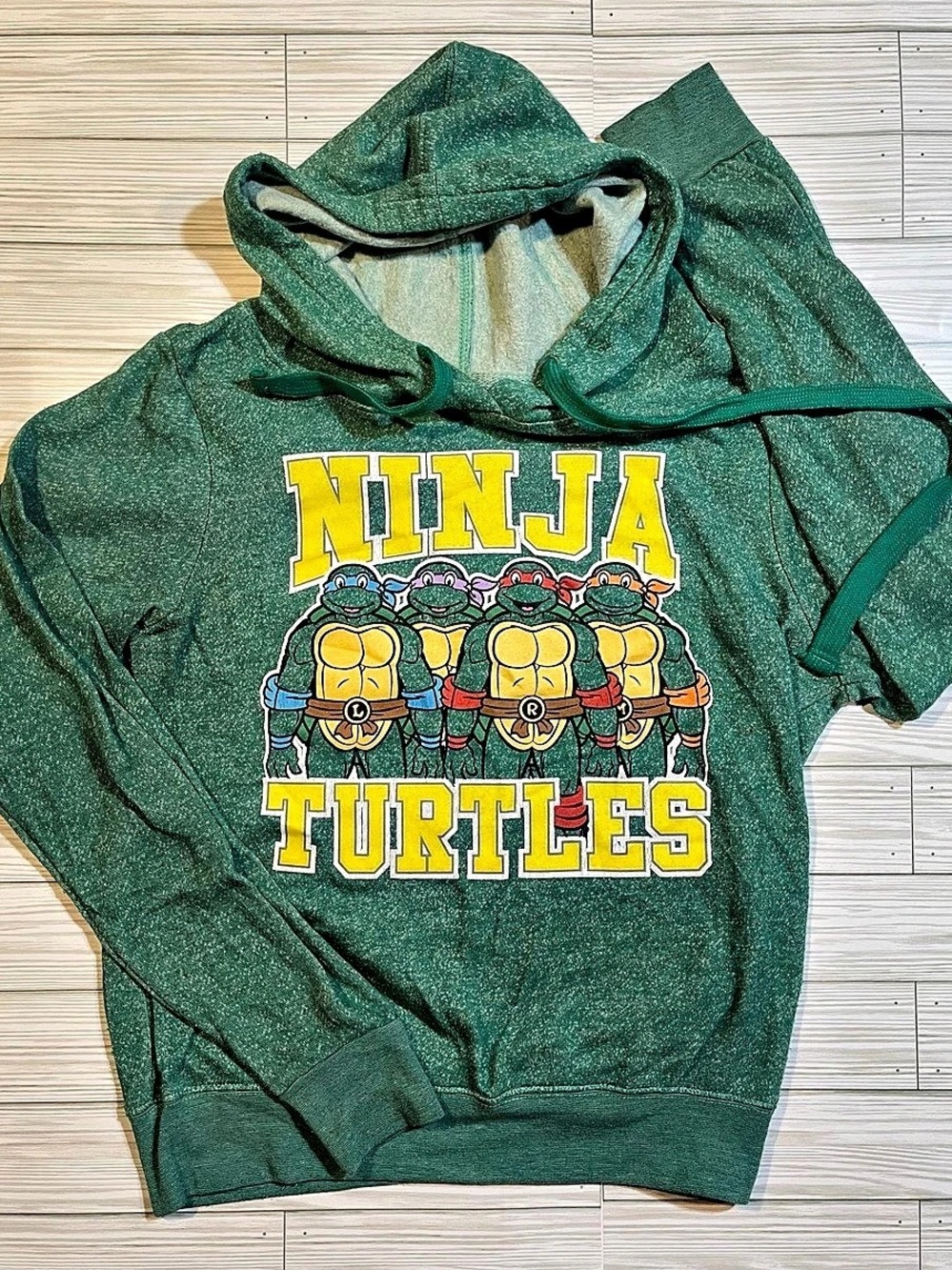 Teenage Mutant Ninja Turtles hoodie Green junior size medium